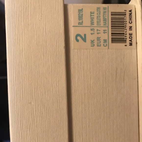 Ralph Lauren baby shoes